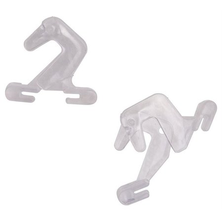 PROSOURCE Hooks Ceiling Track Clear 2Pc GB72733-PS